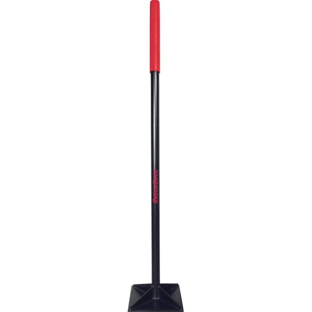 8 in. x 8 in. Steel Tamper with 30 in. Cushion Grip Handle 2827000