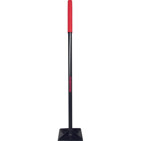 8 in. x 8 in. Steel Tamper with 30 in. Cushion Grip Handle 2827000