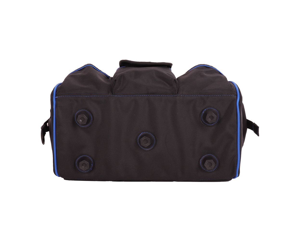 Blue Black Polyester 18-in Zippered Cargo Bag GP-62999B