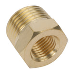 NPT Brass Bushing Adapter 1/2-in (M) x 1/4-in (F) SGY-AIR54NB