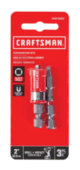 2-in #2 Square/Robertson Screwdriver Bit (2-Piece) CMAF2SQ22