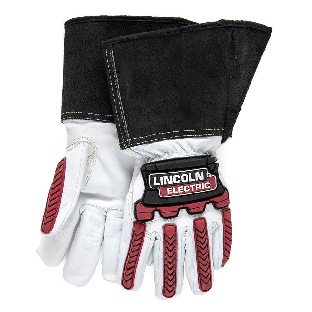 Red Black and White X-large Welding Gloves KH846XL