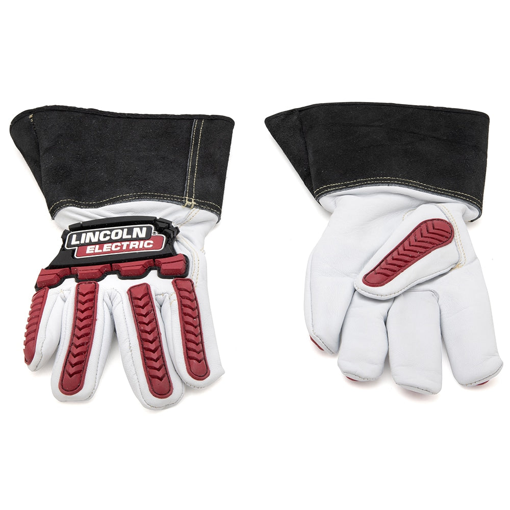 Red Black and White X-large Welding Gloves KH846XL