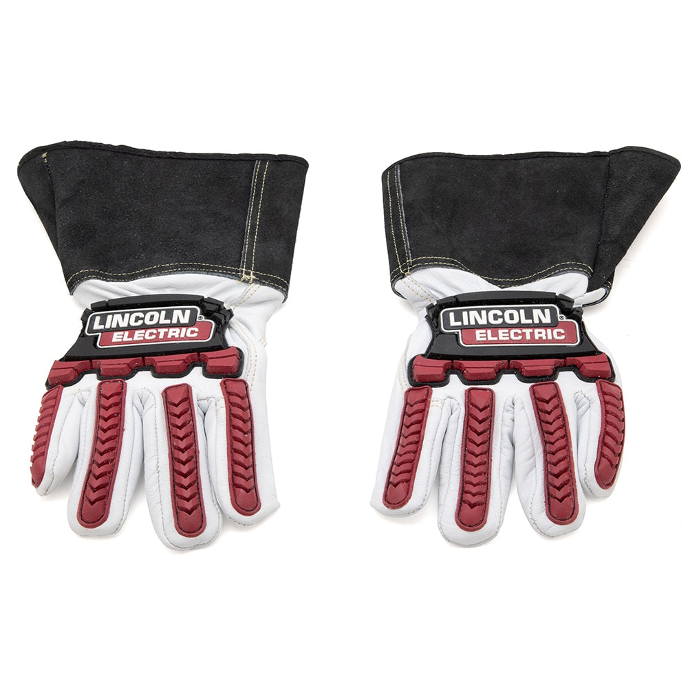 Red Black and White X-large Welding Gloves KH846XL