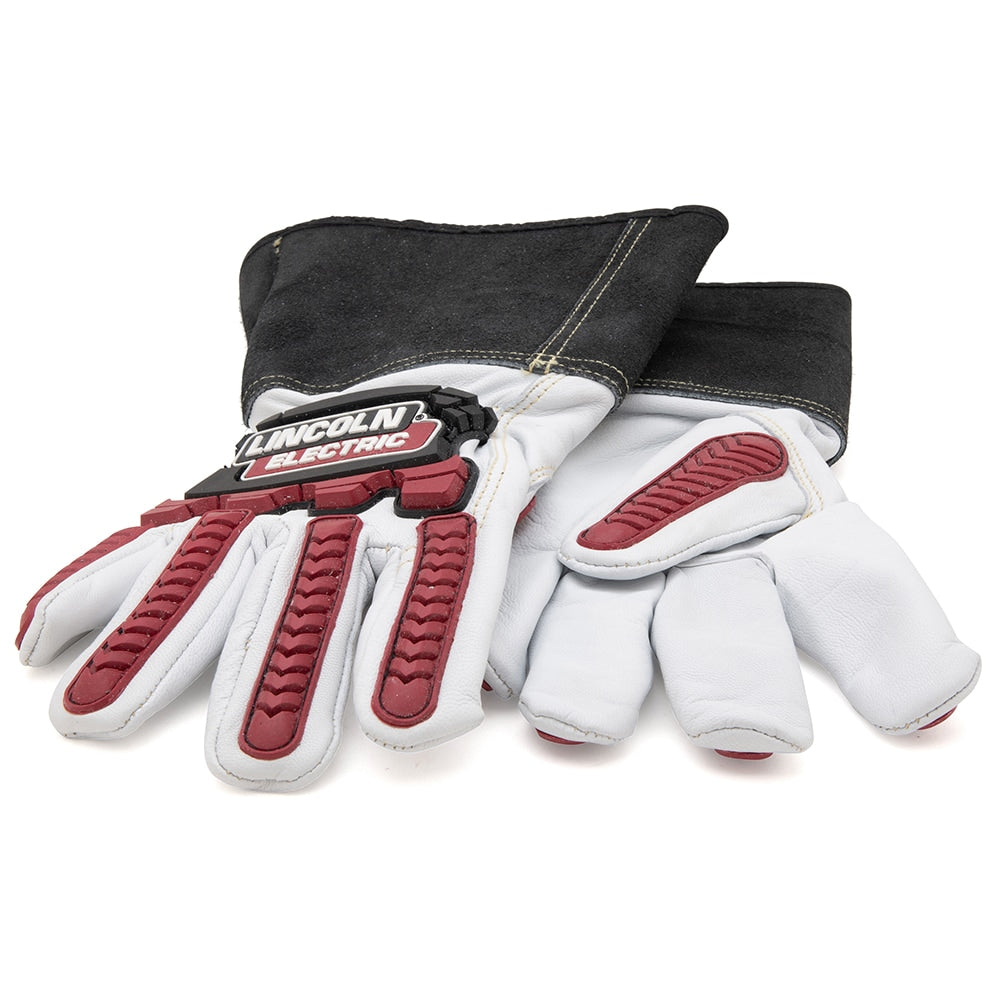 Red Black and White X-large Welding Gloves KH846XL