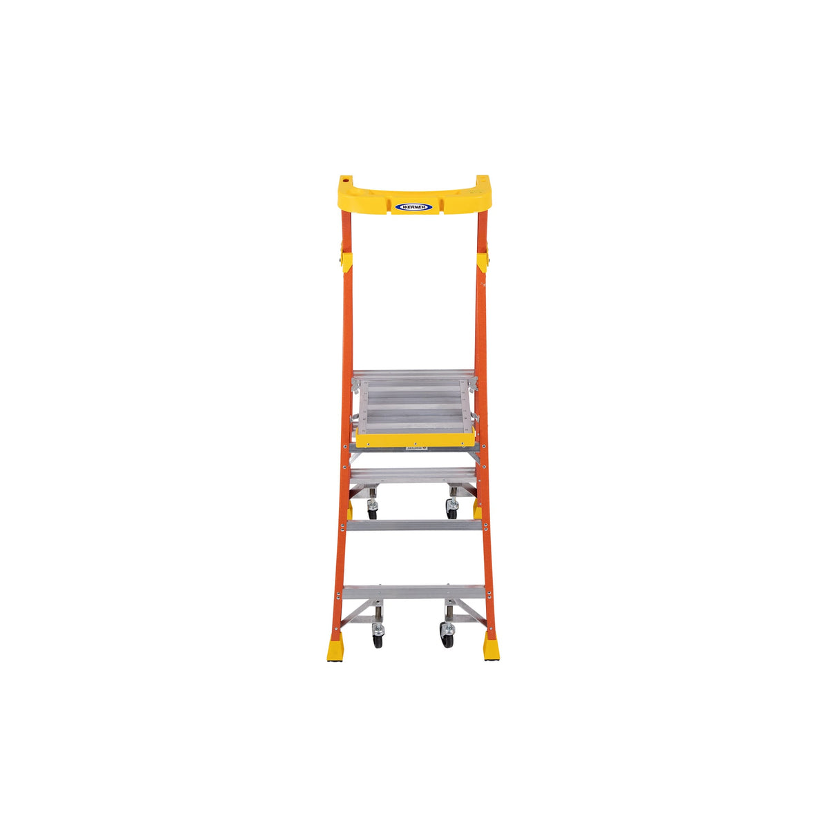 PD6200 6-ft Fiberglass Type 1a- 300-lb Load Capacity Podium Step Ladder PD6203-4C