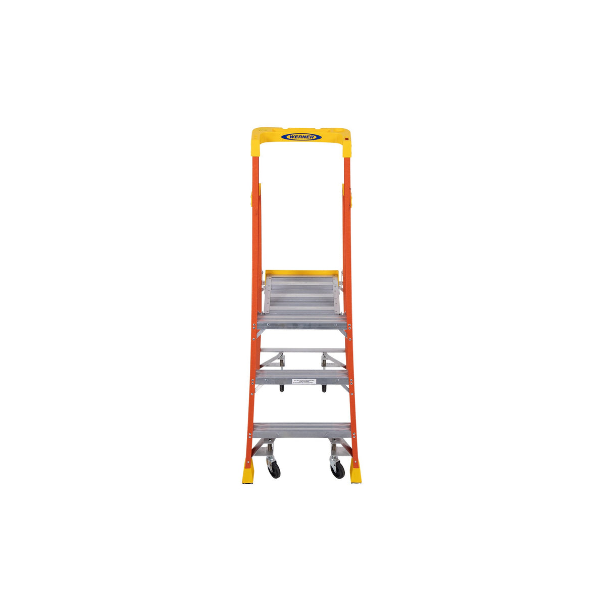 PD6200 6-ft Fiberglass Type 1a- 300-lb Load Capacity Podium Step Ladder PD6203-4C