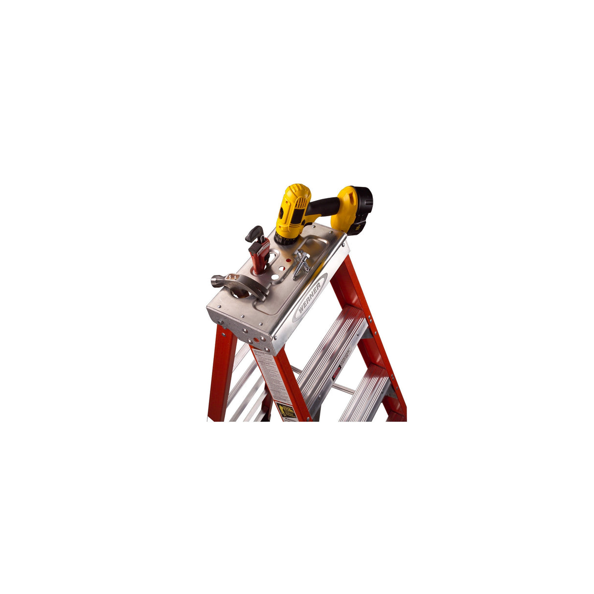 7400 6-ft Fiberglass Type 1AA-375-lb Load Capacity Step Ladder 7406