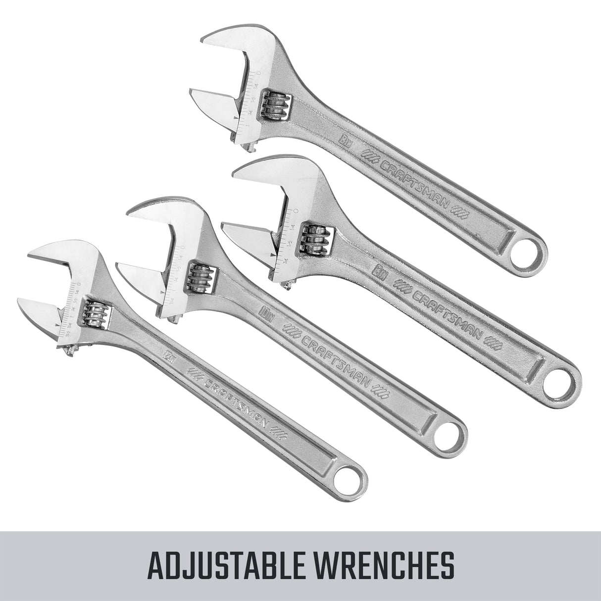 10-in Steel Reversible Jaw Adjustable Wrench CMMT82338