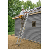 D1300-2 16-ft Aluminum Type 1- 250-lb Load Capacity Extension Ladder D1316-2