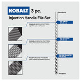 Bastard/second-cut/smooth Tooth File Set File KFS02