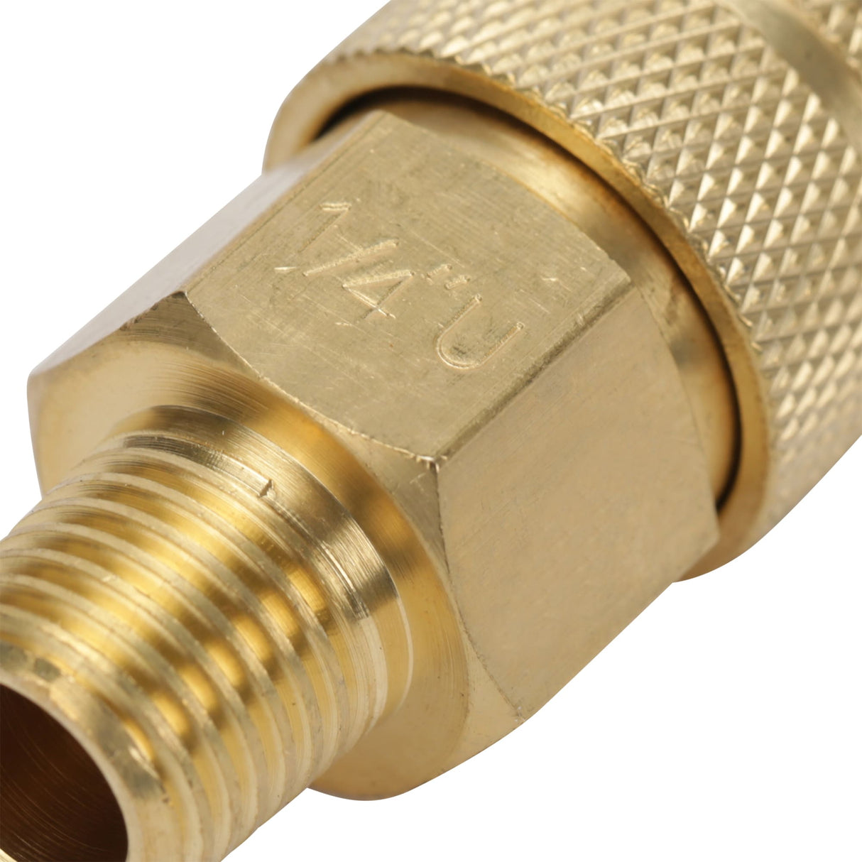 Brass NPT Coupler (M) 1/4-in Universal SGY-AIR203