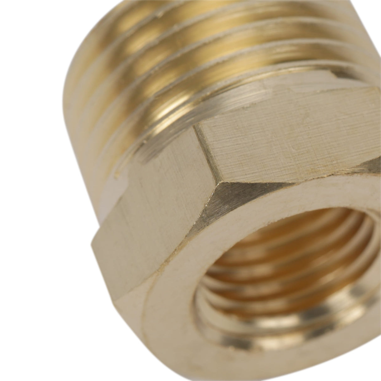 NPT Brass Bushing Adapter 1/2-in (M) x 1/4-in (F) SGY-AIR54NB