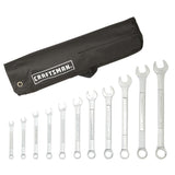 11-Piece Set 12-point (SAE) Standard Combination Wrench Includes Soft Case CMMT10946