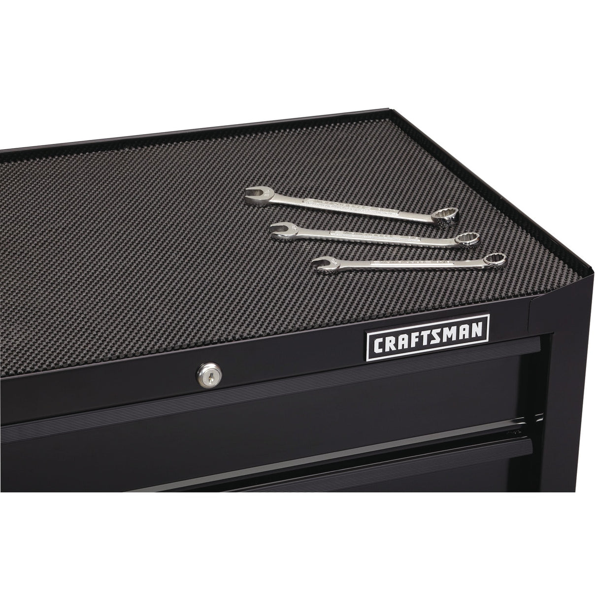 1000 Series 26.5-in W x 32.5-in H 4-Drawer Steel Rolling Tool Cabinet (Black) CMST22741BK