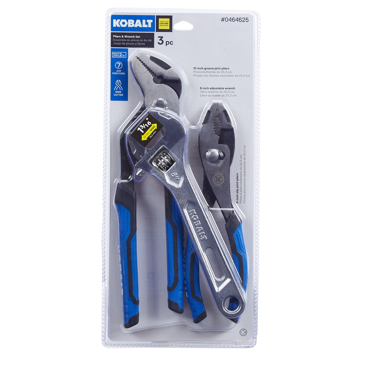 3-Pack Tongue and Groove Plier Set 55755