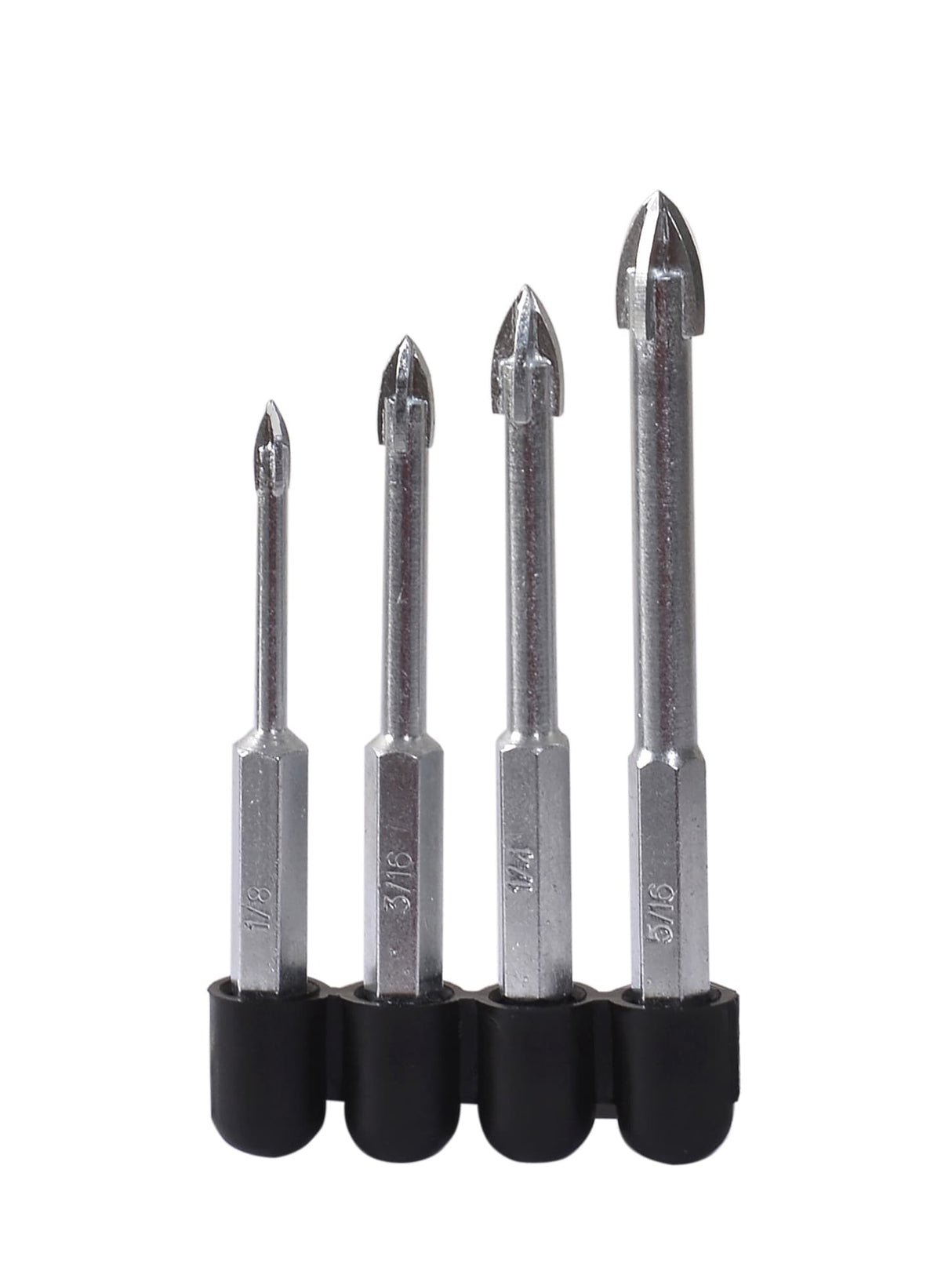 Carbide Tipped Right Handed Glass and Tile Drill Bit Set DTC-21104