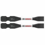 Driven 1/4-in x 2-in Slotted Impact Driver Bit (2-Piece) ITDSL68202