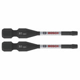 Driven 1/4-in x 2-in Square/Robertson Impact Driver Bit (2-Piece) ITDSQ1202