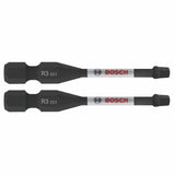 Driven 1/4-in x 2-in Square/Robertson Impact Driver Bit (2-Piece) ITDSQ3202