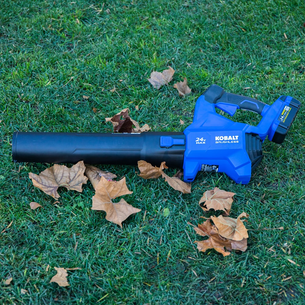 24-volt 500-CFM 120-MPH Battery Handheld Leaf Blower 4 Ah (Battery and Charger Included) KHB 4224A-03