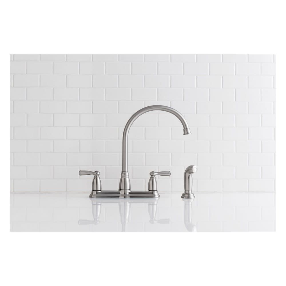 Banbury HighArc Kitchen Faucet SpotResist Stainless 2 Handle CA87000SRS