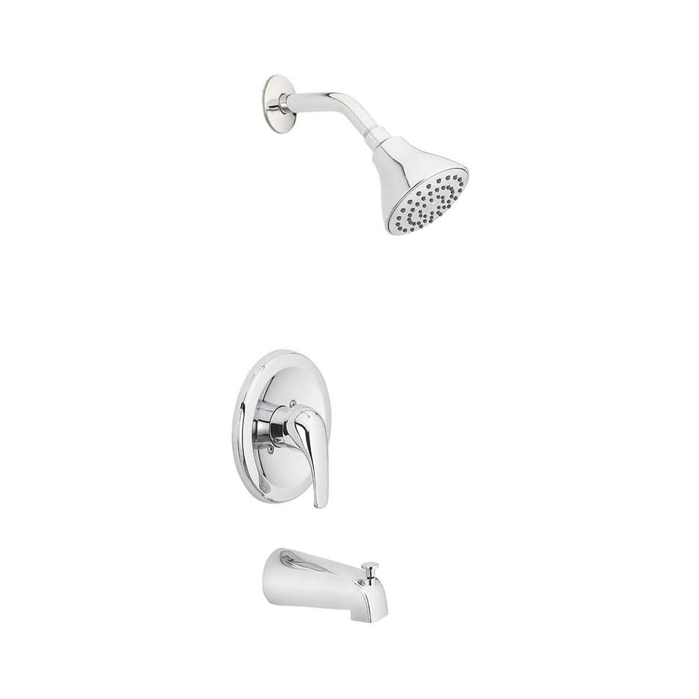 Coastal Tub & Shower Faucet One Handle Chrome 874X-5001