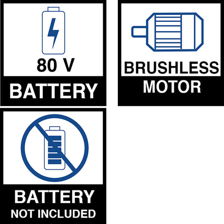 80-volt Max 630-CFM 140-MPH Battery Handheld Leaf Blower (Battery and Charger Not Included) KHB 6380-06