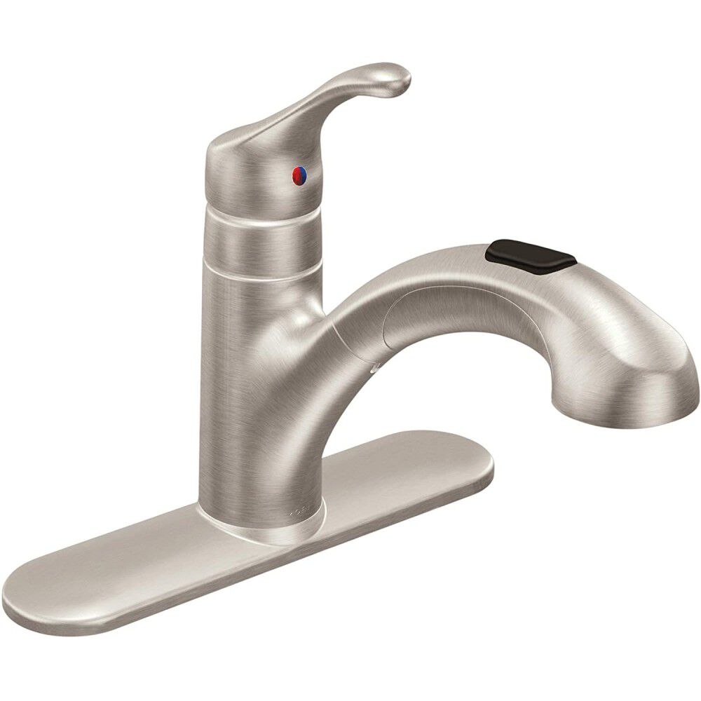 Renzo Kitchen Faucet Spot Resist Stainless 1 Handle Pullout CA87316SRS