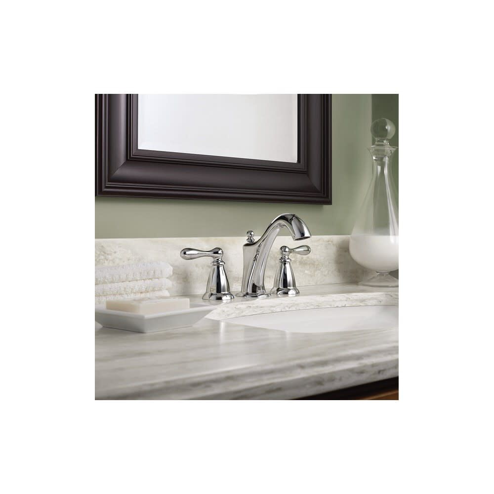 Caldwell Bathroom Lavatory Faucet Chrome 2 Handle High Arc WS84440