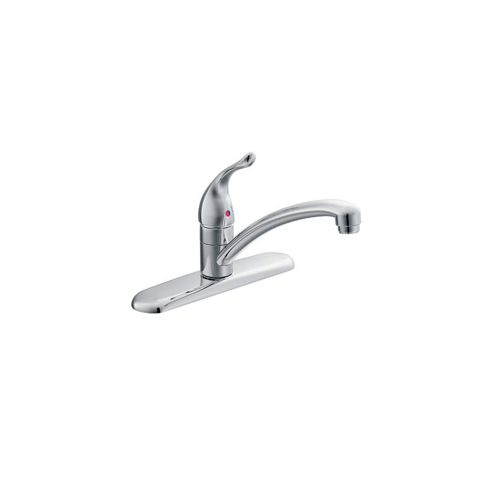 Standard Chateau Kitchen Faucet Chrome 1 Handle Low Arc 7425E