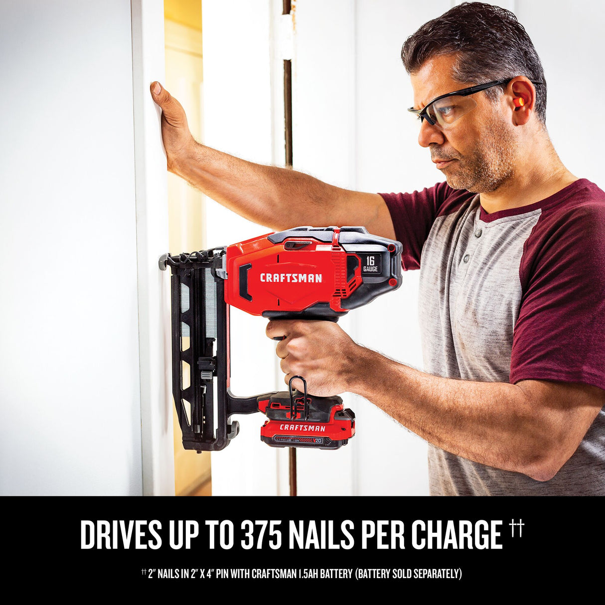 V20 2.5-in 16-Gauge Cordless Finish Nailer (Bare Tool Only) CMCN616B