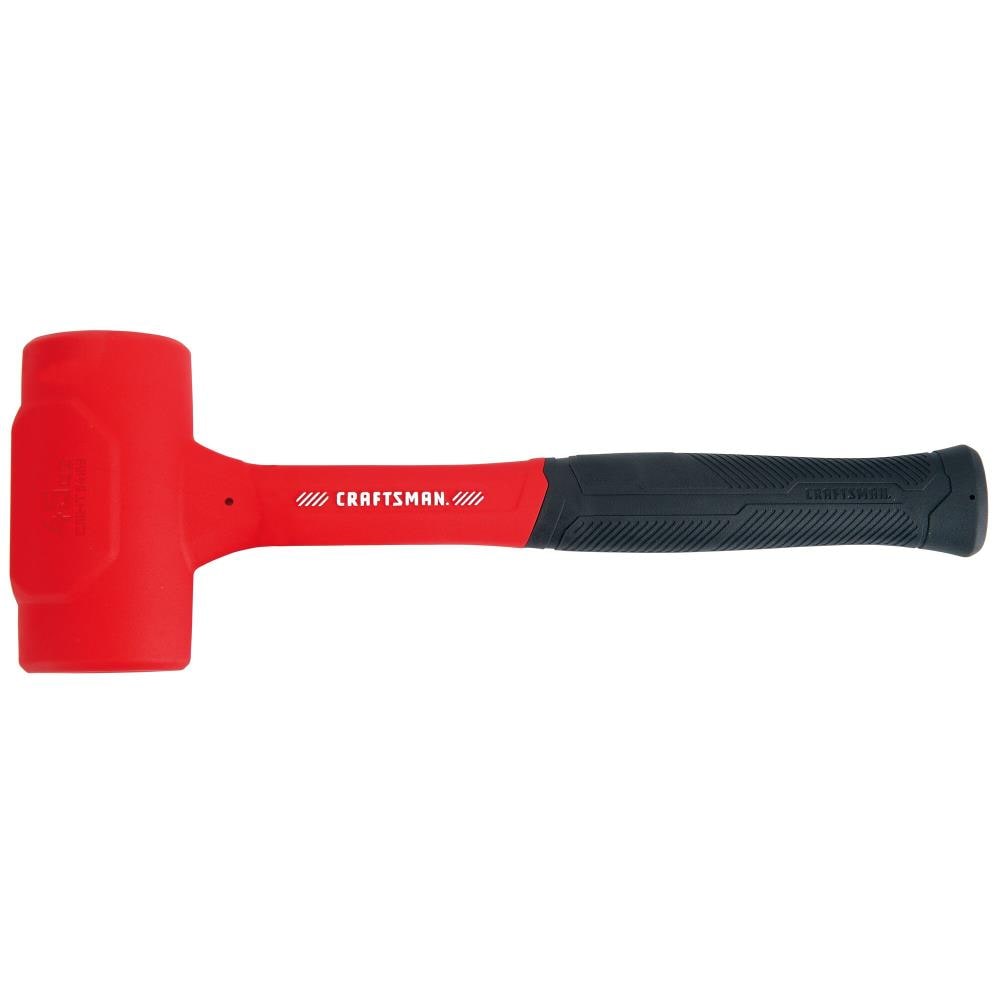 45-oz Smooth Face Polyurethane Head Rubber Soft-faced Dead Blow Hammer CMHT54169