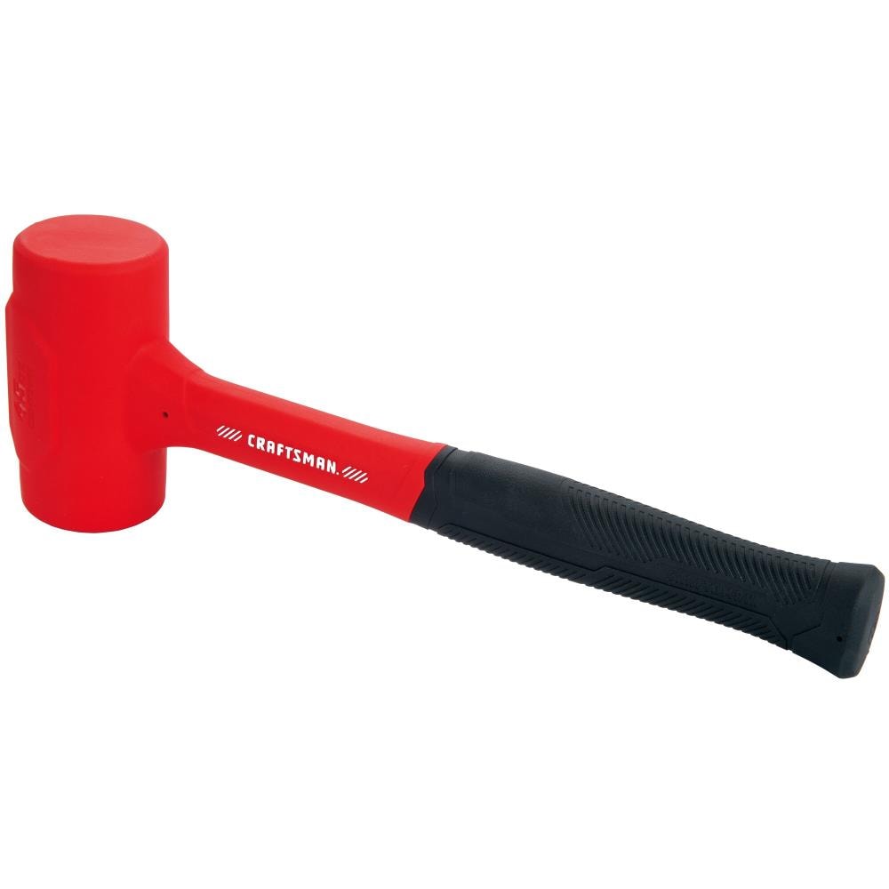 45-oz Smooth Face Polyurethane Head Rubber Soft-faced Dead Blow Hammer CMHT54169