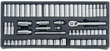 308-Piece Standard (SAE) and Metric Polished Chrome Mechanics Tool Set CMMT45938