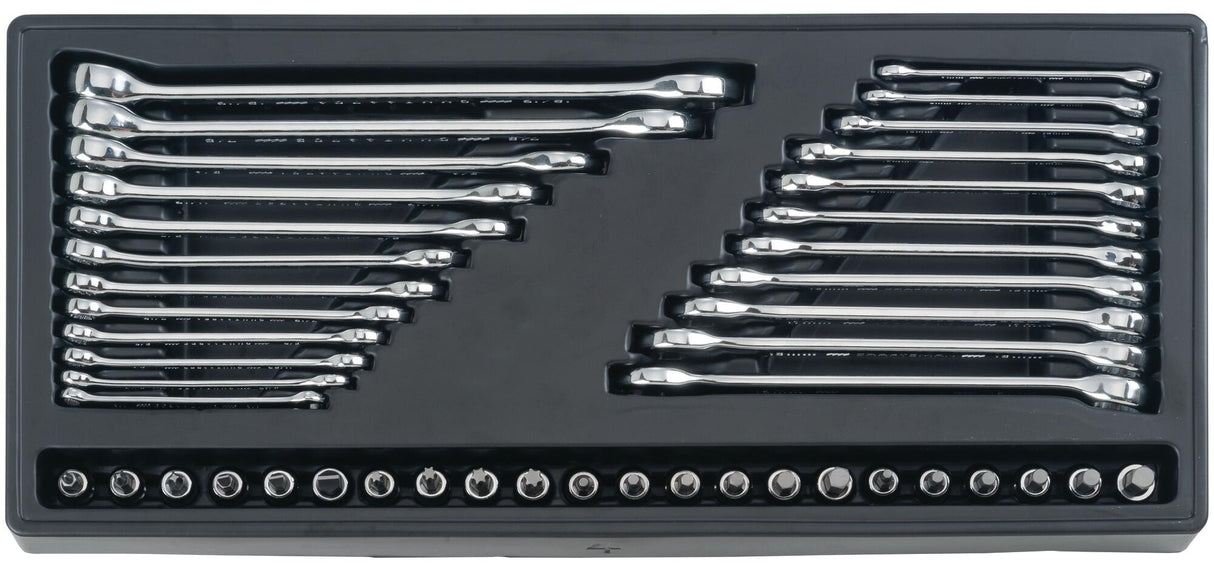 308-Piece Standard (SAE) and Metric Polished Chrome Mechanics Tool Set CMMT45938