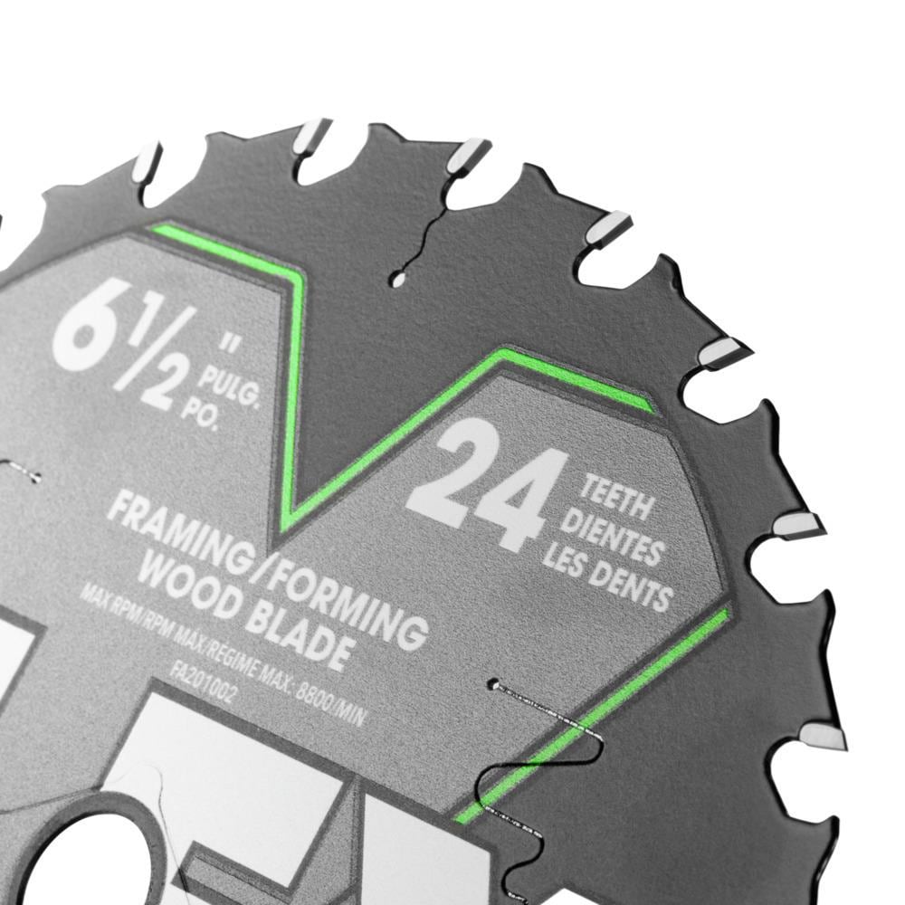 6-1/2-in 24-Tooth Rough Finish Carbide Circular Saw Blade FA201002-10B