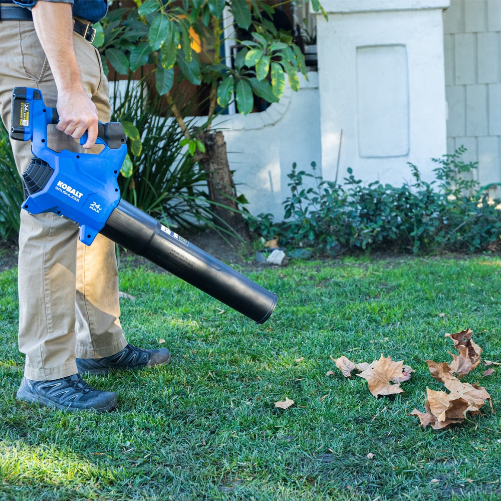 24-volt 500-CFM 120-MPH Battery Handheld Leaf Blower 4 Ah (Battery and Charger Included) KHB 4224A-03