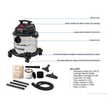 5-Gallons 4-HP Corded Wet/Dry Shop Vacuum with Accessories Included CMXEVXA18115