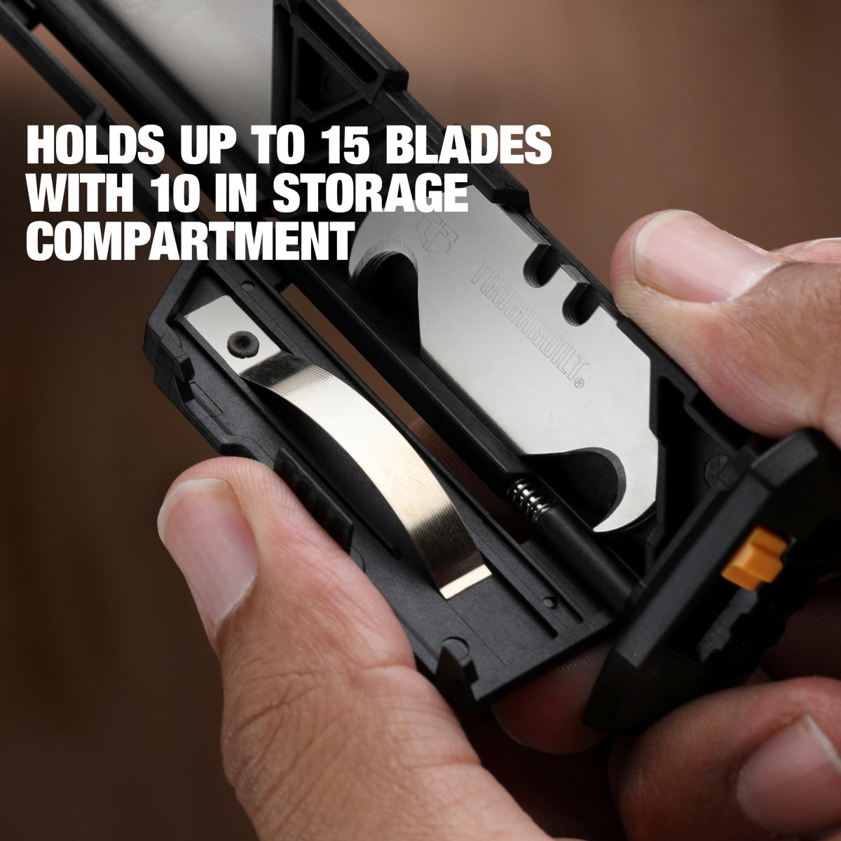 Reload Utility Knife with 2 Mags 3/4-in 10-Blade Retractable Utility Knife with On Tool Blade Storage TB-H4S2-03