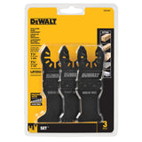 3-Pack Multiple Materials Oscillating Tool Blade DWA4252