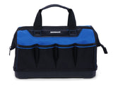 Hard Bottom Black/Blue Polyester 14-in Zippered Tool Bag KB-78B-14