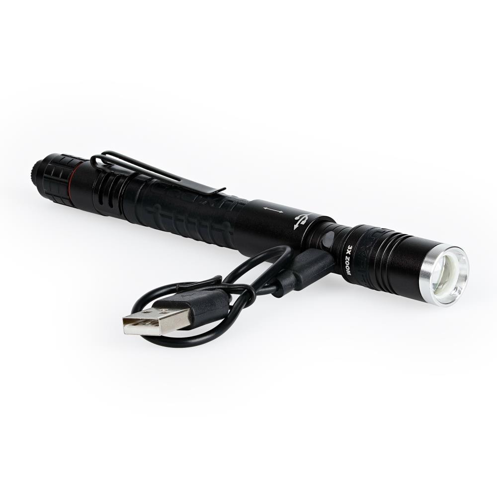 360-Lumen 2 Modes LED Rechargeable Spotlight Flashlight LP1044