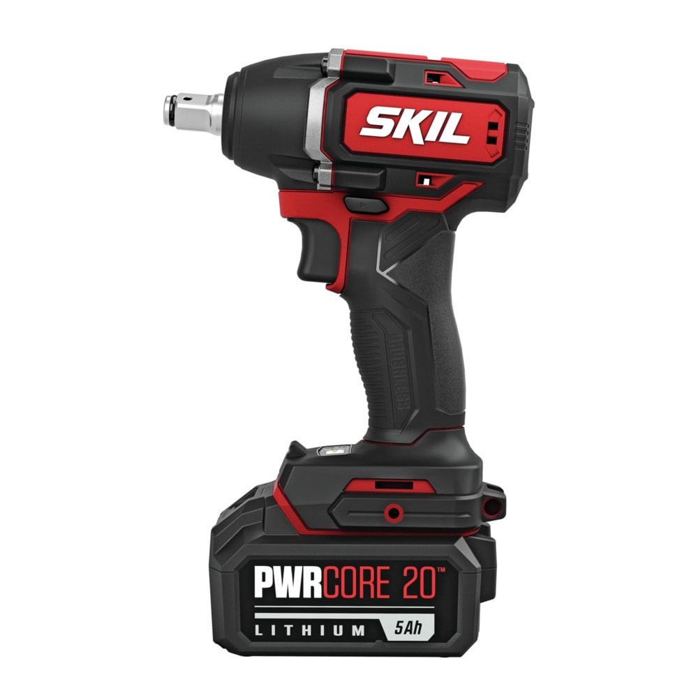 PWR CORE 20-volt Variable Brushless 1/2-in Drive Cordless Impact Wrench (Battery Included) IW5739-1A