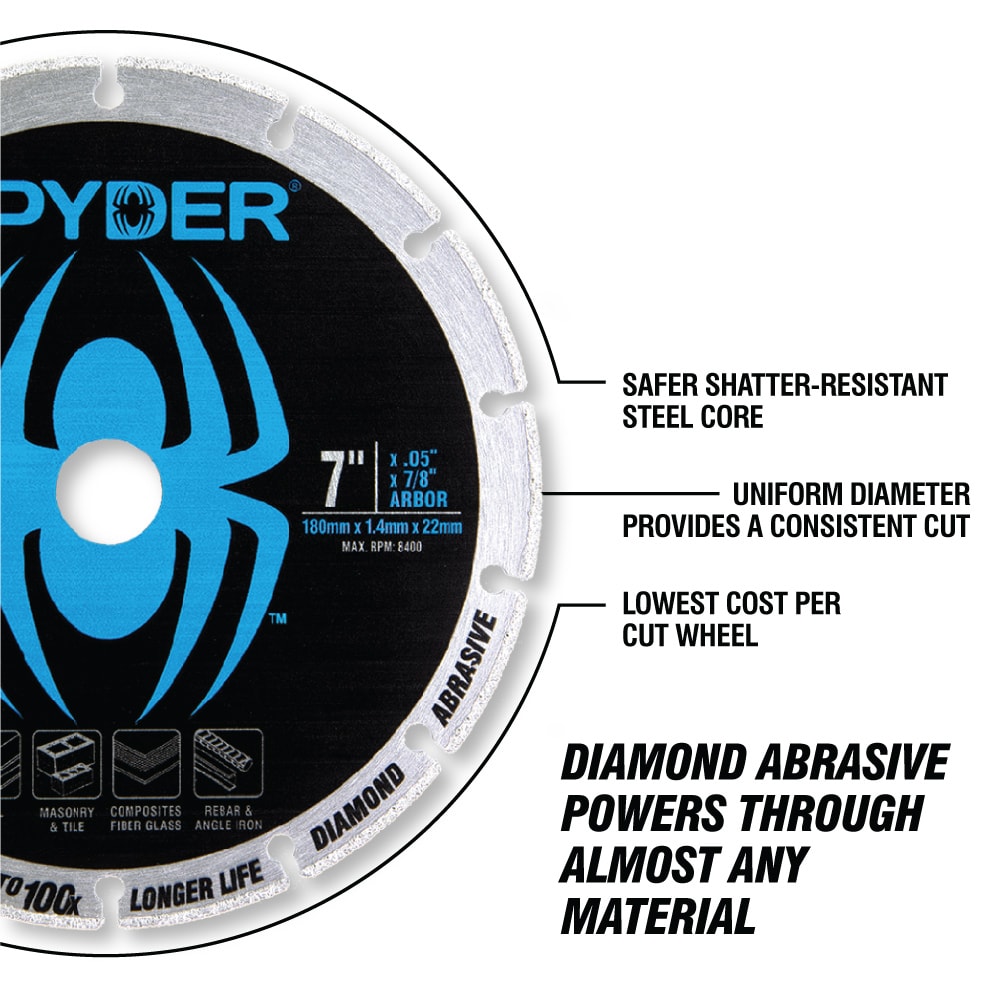 Diamond Bite Diamond Edge 2-Pack 4.5-in Diamond Cut-off Wheel SPY-14002