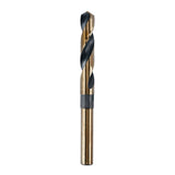 9/16-in x 6-in Black and Gold Coated Hss Jobber Length Twist Drill Bit DW1620  G