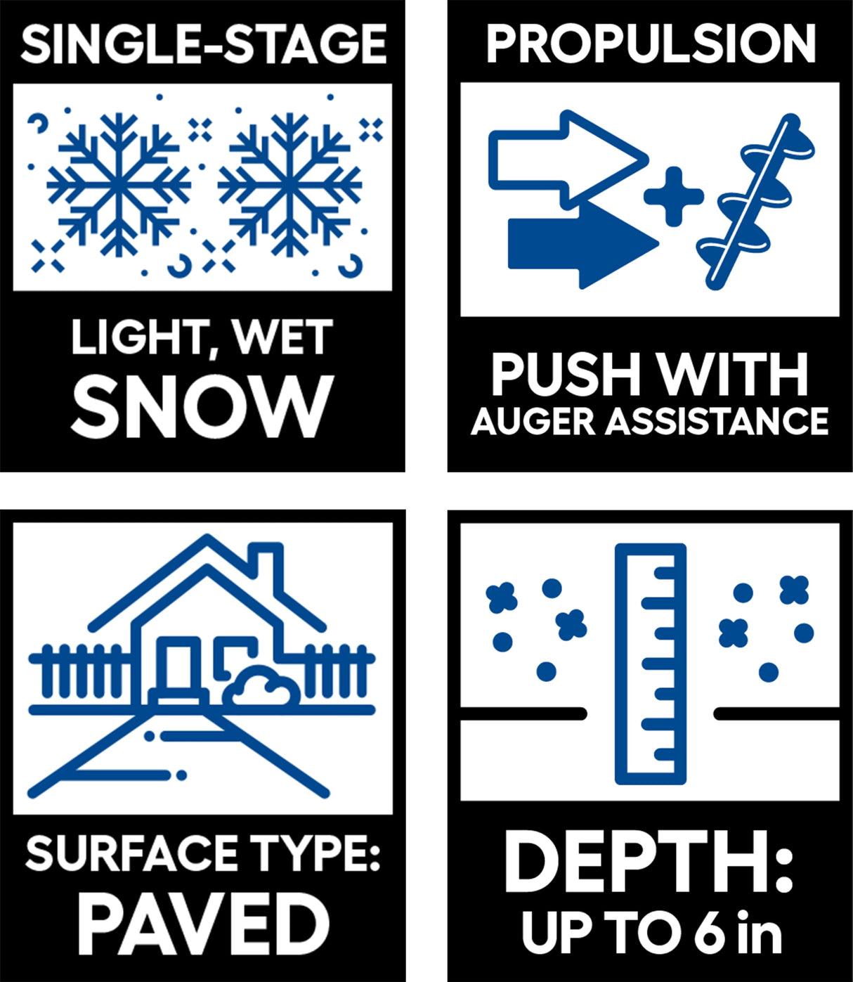 SB230 21-in Single-stage Push with Auger Assistance Gas Snow Blower CMXGBAM1054539