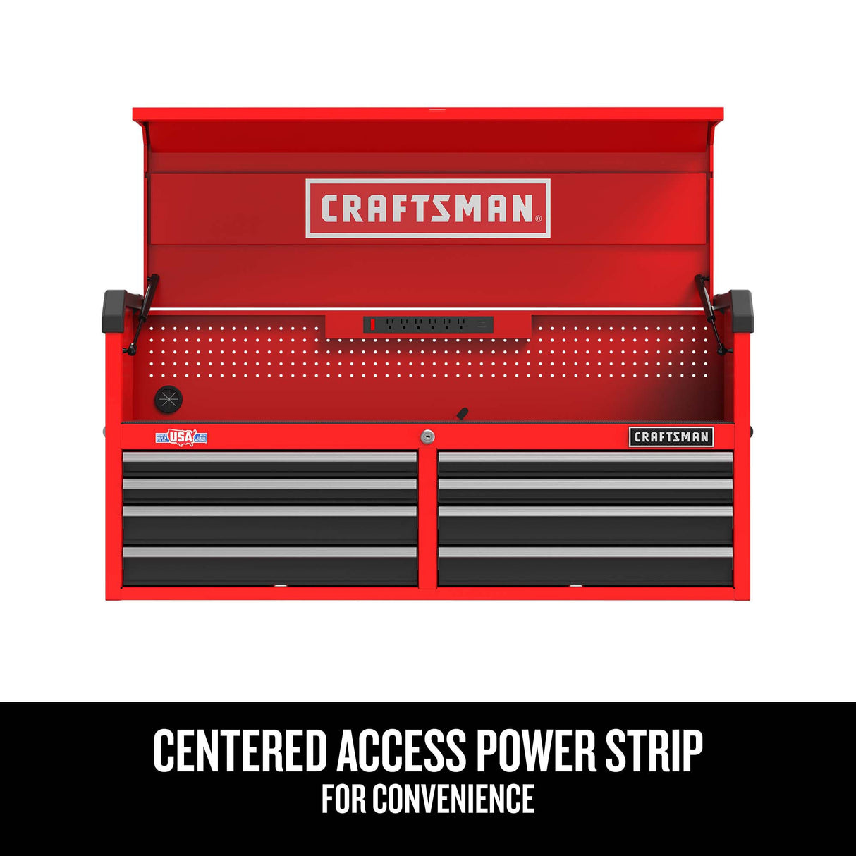 2000 Series 51.5-in W x 24.7-in H 8-Drawer Steel Tool Chest (Red) CMST98272RB