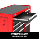 2000 Series 41-in W x 37.5-in H 10-Drawer Steel Rolling Tool Cabinet (Red) CMST98270RB