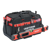 TRADESTACK System Black/Red Polyester 22.5-in Tool Bag CMST21450